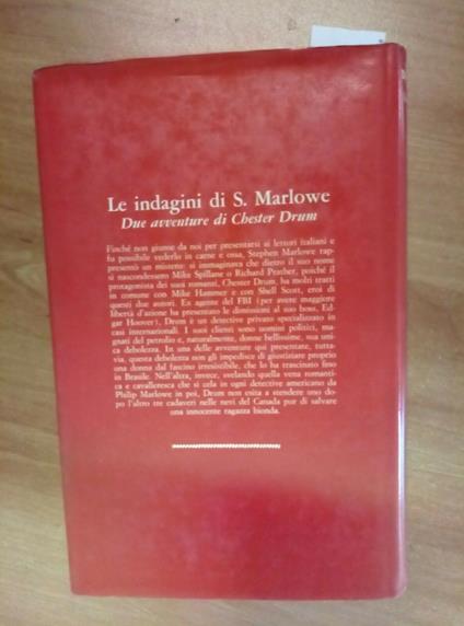 Le Indagini Di S. Marlowe - Due Avventure Di Chester Drum 1976 Longanesi - Chester Drum - copertina
