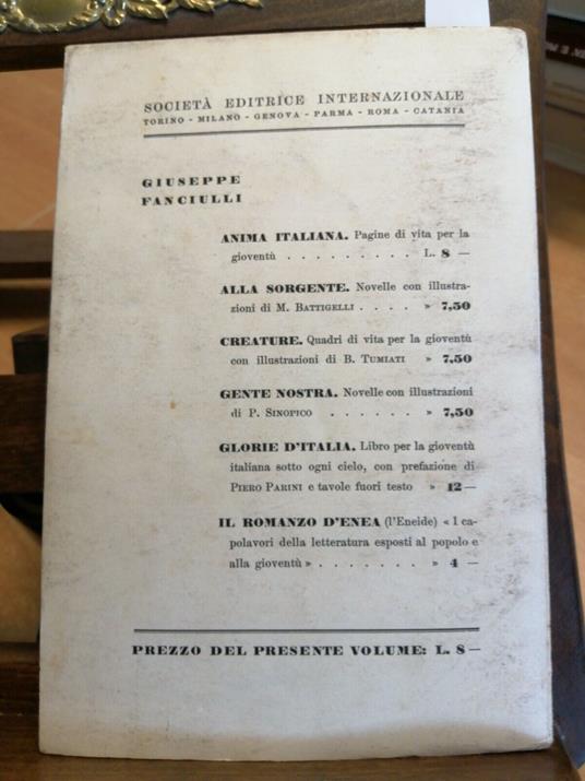 Giuseppe Fanciulli - Racconti Di Toscana - 1936 - Sei - Illustrato - - Giuseppe Fanciulli - copertina