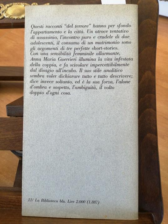 Terrore Piccolo Borghese - Anna Maria Guerrieri - F.M.R. 1973 Lbb 1Ed. - Anna Maria Guerrieri - copertina