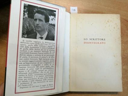 Lo Scrittore Disintegrato - Mario Guidotti - Vallecchi 1961 Croce Poesia - Mario Guidotti - copertina