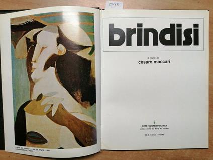 Brindisi - Di Cesare Maccari - Tir.Lim.Num. 967/999 Con Dedica Autografa - Cesare Maccari - copertina