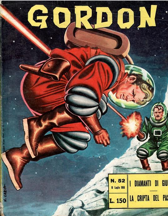 Gordon N. 52 - I Diamanti Di Giunone - La Cripta Del Passato - copertina