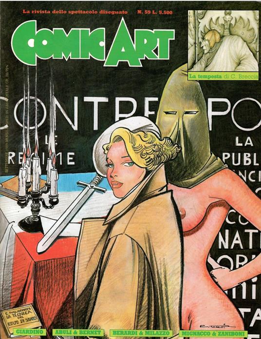 Comic Art La Rivista Dello Spettacolo Disegnato N. 59 - copertina