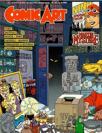 Comic Art La Rivista Dello Spettacolo Disegnato N. 66 - copertina