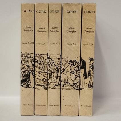 Klim Samghin (Vol XVI-XX 1921-1924) - Maksim Gorkij - copertina