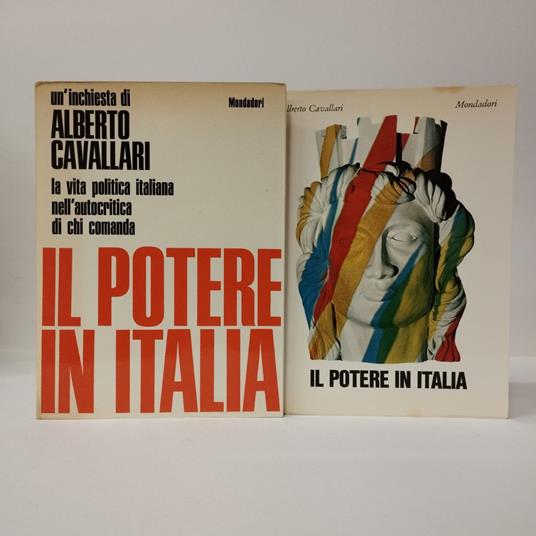 Il Potere in Italia La vita politica italiana nell'autocritica di chi comanda - Alberto Cavallari - copertina