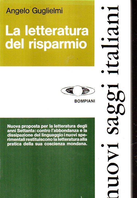 La Letteratura Del Risparmio
