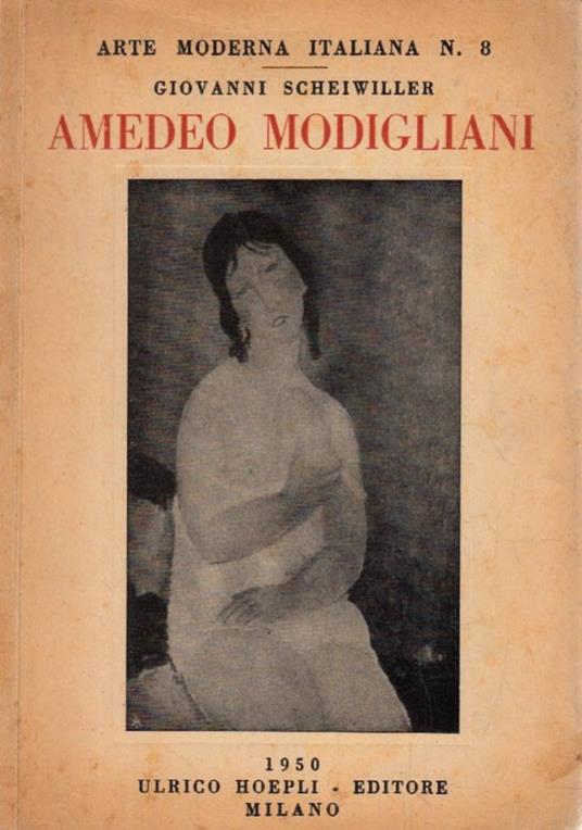 Amedeo Modigliani - Giovanni Scheiwiller - copertina