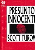 Presunto Innocente - Scott Turow - copertina