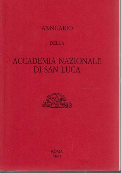 Annuario della Accademia Nazionale di San Luca - copertina
