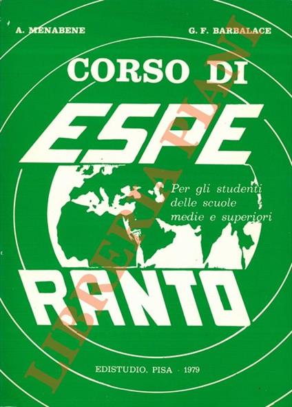 Corso di esperanto per gli studenti delle scuole medie e superiori. - copertina