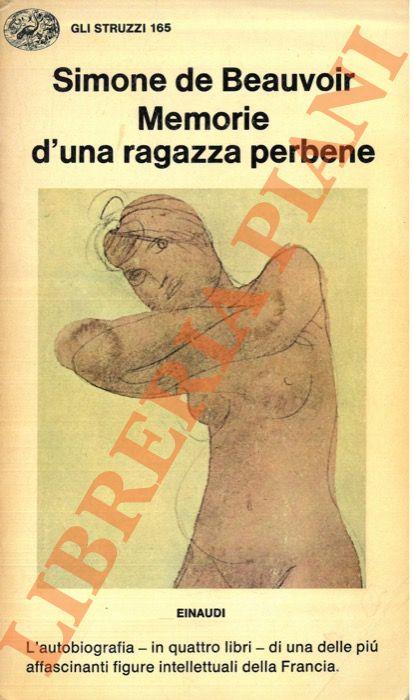 Memorie d’una ragazza perbene. - Simone de Beauvoir - copertina