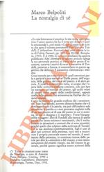 nostalgia di sé