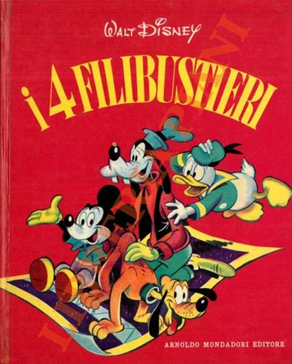 I 4 filibustieri - Walt Disney - copertina
