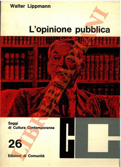 L’opinione pubblica - Walter Lippmann - copertina