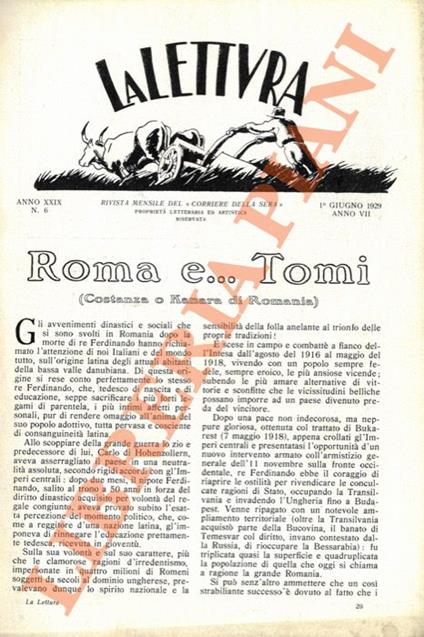 Roma e...Tomi (Costanza o Kanara di Romania) - Giovanni Mafera - copertina