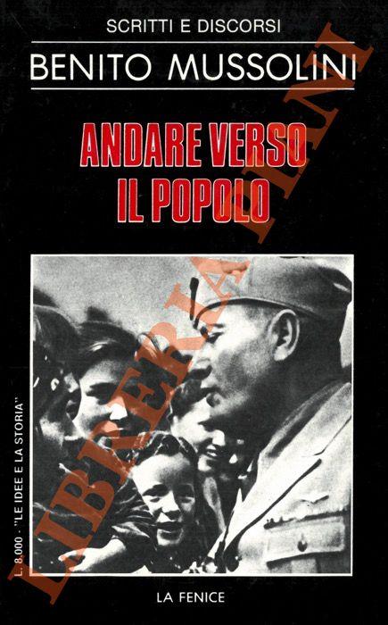 Andare verso il popolo - Benito Mussolini - copertina
