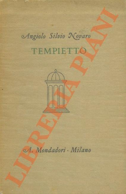 Tempietto. - Angiolo Silvio Novaro - copertina