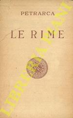 Le rime. Con le note di Giacomo Leopardi