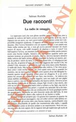Due racconti. La radio in omaggio. Il colloquio