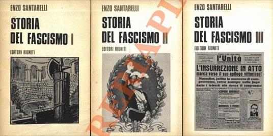Storia del fascismo - Enzo Santarelli - copertina