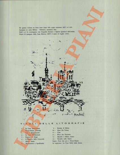 Orfeo Tamburi. 12 litografie - Orfeo Tamburi - copertina