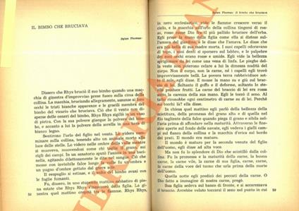 Il bimbo che bruciava - Dylan Thomas - copertina