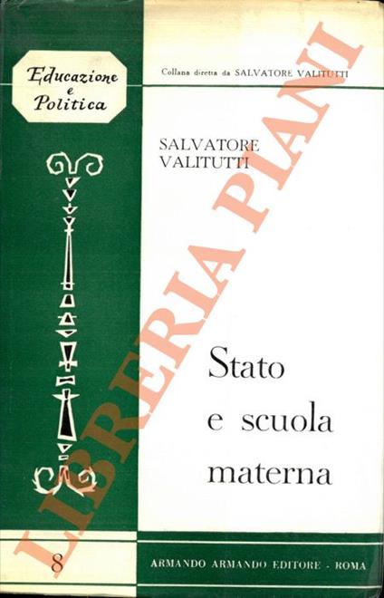 Stato e scuola materna - Salvatore Valitutti - copertina
