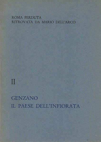 Genzano il paese dell'infiorata - Mario Dell'Arco - copertina