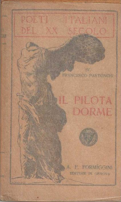 Il pilota dorme - Francesco Pastonchi - copertina