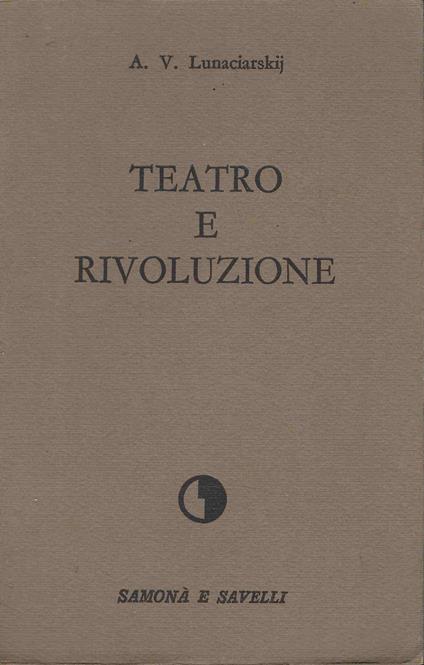 Teatro e rivoluzione - copertina
