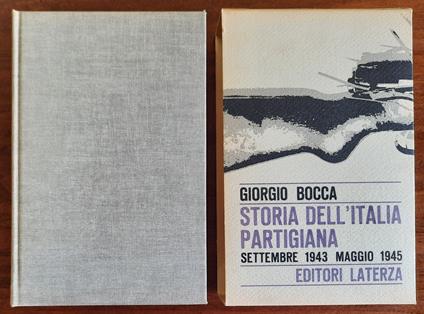Storia dell’Italia partigiana. Settembre 1943 - maggio 1945 - Giorgio Bocca - copertina