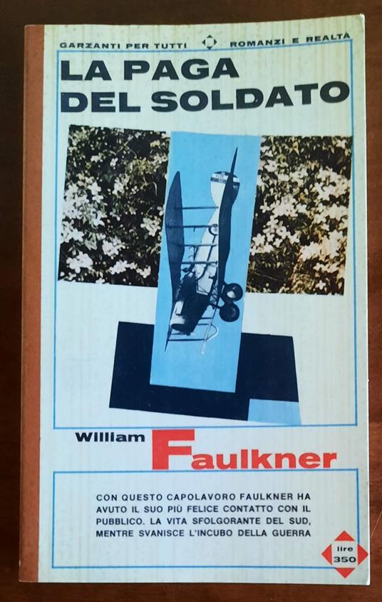 La paga del soldato - William Faulkner - copertina