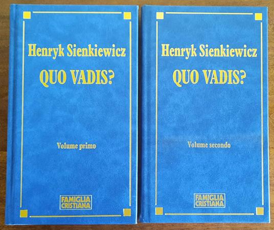 Quo Vadis? - 2 vol - Henryk Sienkiewicz - copertina