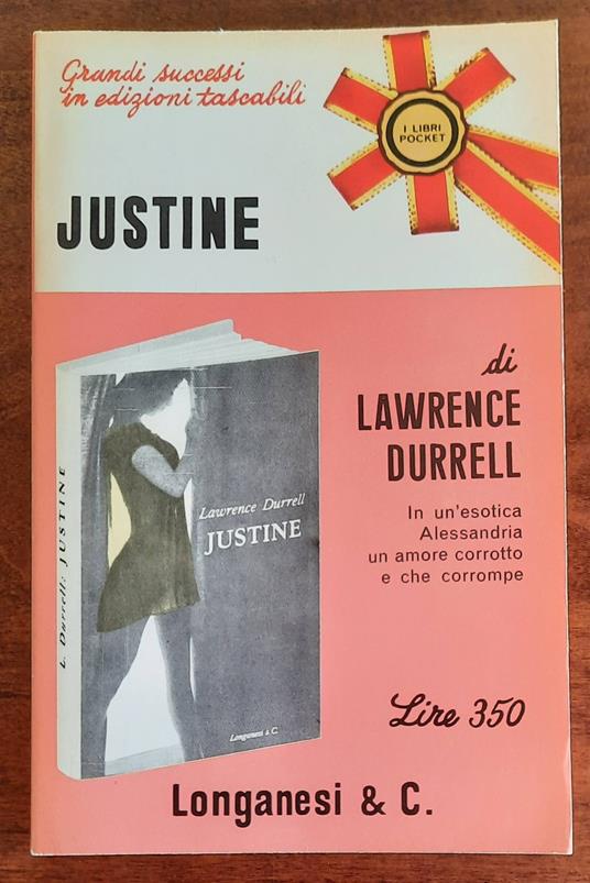 Justine - Lawrence Durrell - copertina
