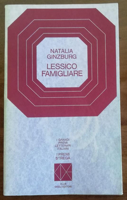 Lessico famigliare - Natalia Ginzburg - copertina