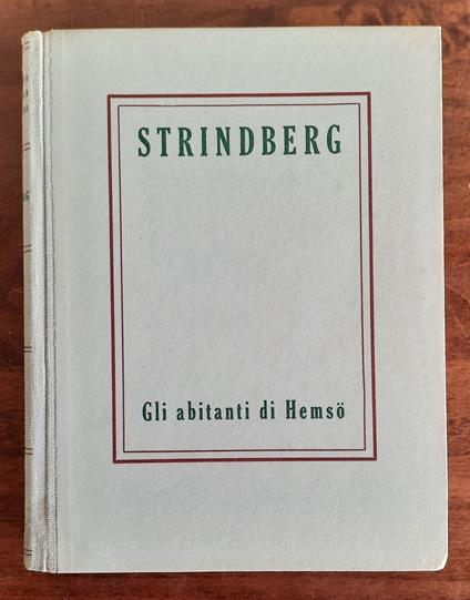 Gli abitanti di Hemso - August Strindberg - copertina