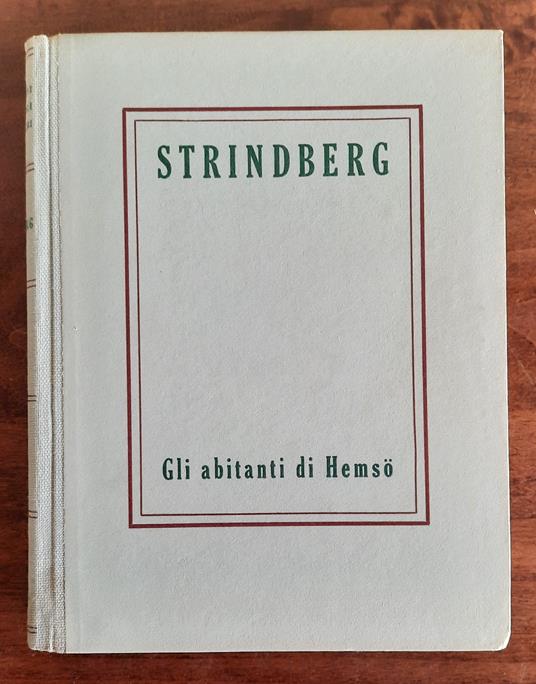Gli abitanti di Hemso - August Strindberg - copertina