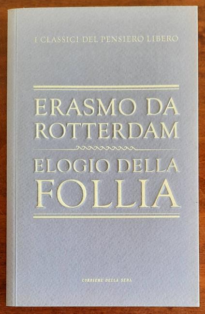 Elogio della follia - Erasmo da Rotterdam - copertina