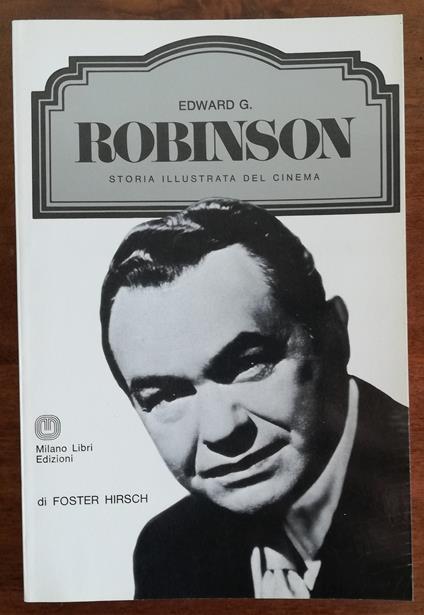 Edward C.Robinson - Foster Hirsch - copertina