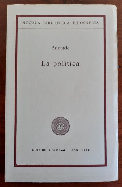 La politica - copertina