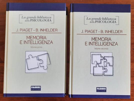 Memoria e intelligenza - 2 vol - copertina