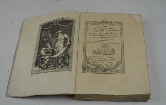 Istoria politica e letteraria della Grecia libera - Carlo Denina - copertina