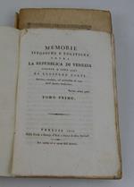 Memorie istoriche e politiche sopra la Repubblica di Venezia scritte l'anno 1792…