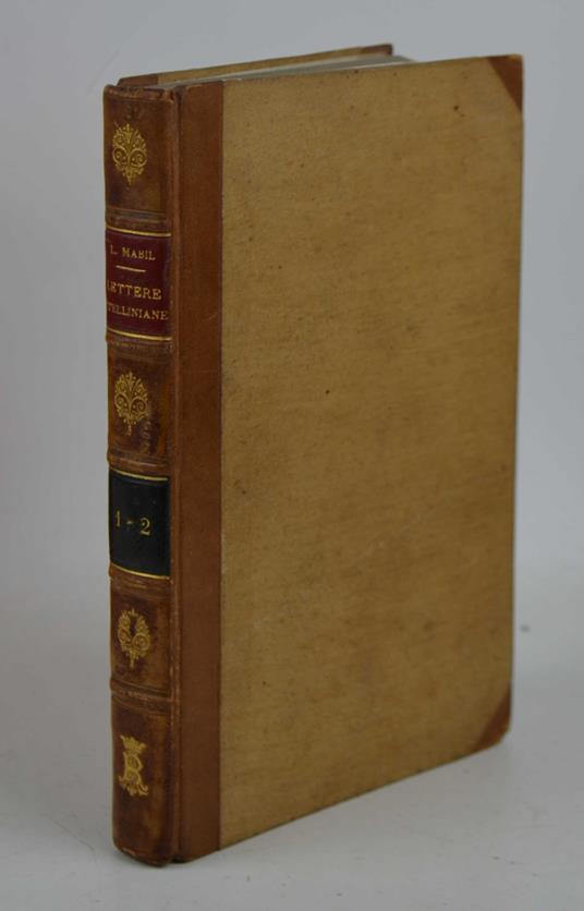 Lettere stelliniane e prospetto della dottrina stelliniana intorno all'origine ed al progresso dei costumi - copertina