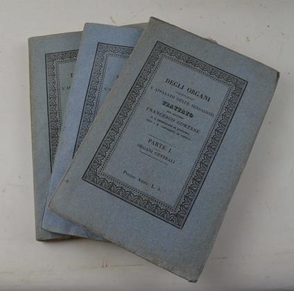 Degli organi costituenti l'apparato delle sensazioni. Trattato… - Francesco Cortesi - copertina