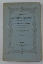 Storia di Giuseppe Secondo imperatore di Germania… Versione con note di Gaetano Barbieri