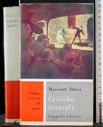 Critiche teatrali - Massimo Dursi - copertina
