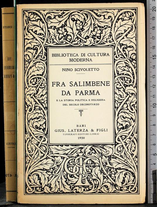 Fra Salimbene da Parma - Nino Scivoletto - copertina