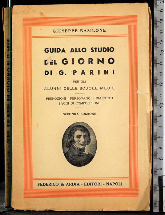 Guida allo studio del giorno di G Parini - Giuseppe Basilone - copertina